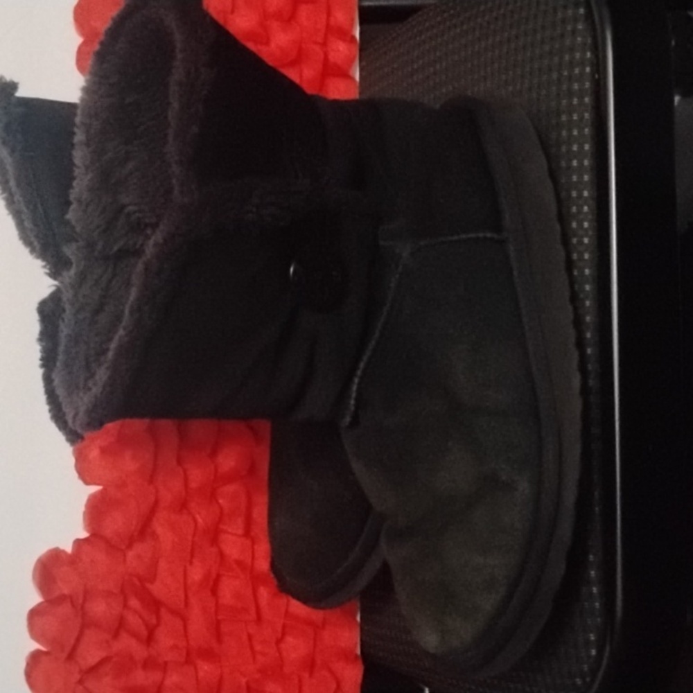 UGG Cozy Black Shearling Boots